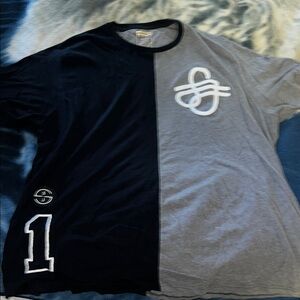 Sean John 4XL 100% Cotton Black and Gray Short Sleeve Tees